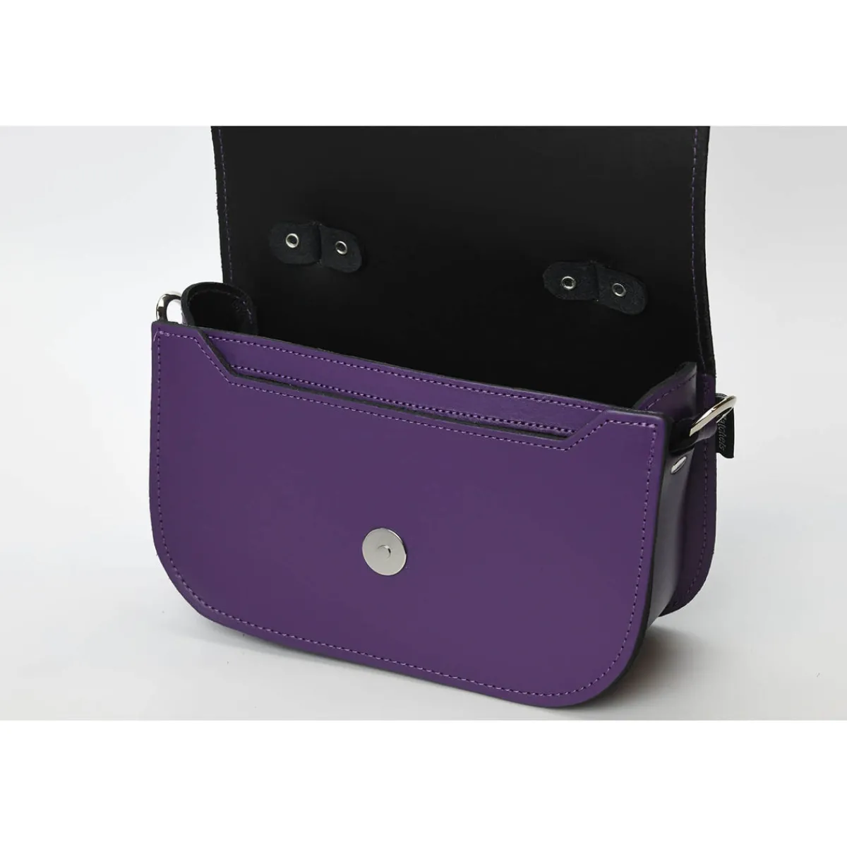 Zatchels Aura Handmade Leather Bag - Purple><noscript><img width=