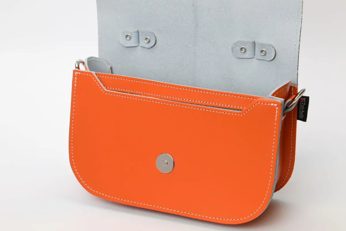 Zatchels Aura Handmade Leather Bag - Orange><noscript><img width=