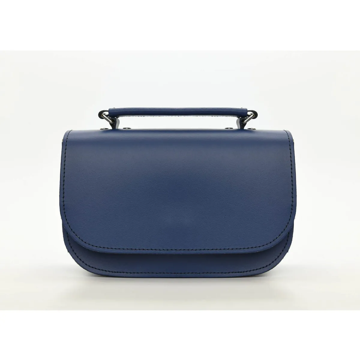 Zatchels Aura Handmade Leather Bag - Royal Blue>Women Small Satchels|The Aura