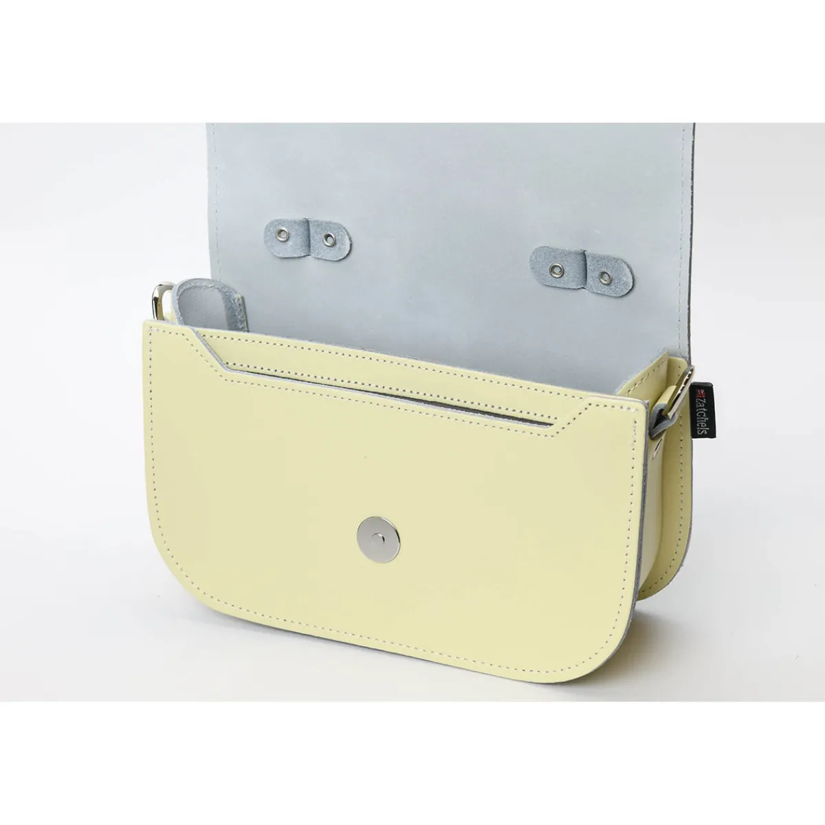 Zatchels Aura Handmade Leather Bag - Cream><noscript><img width=