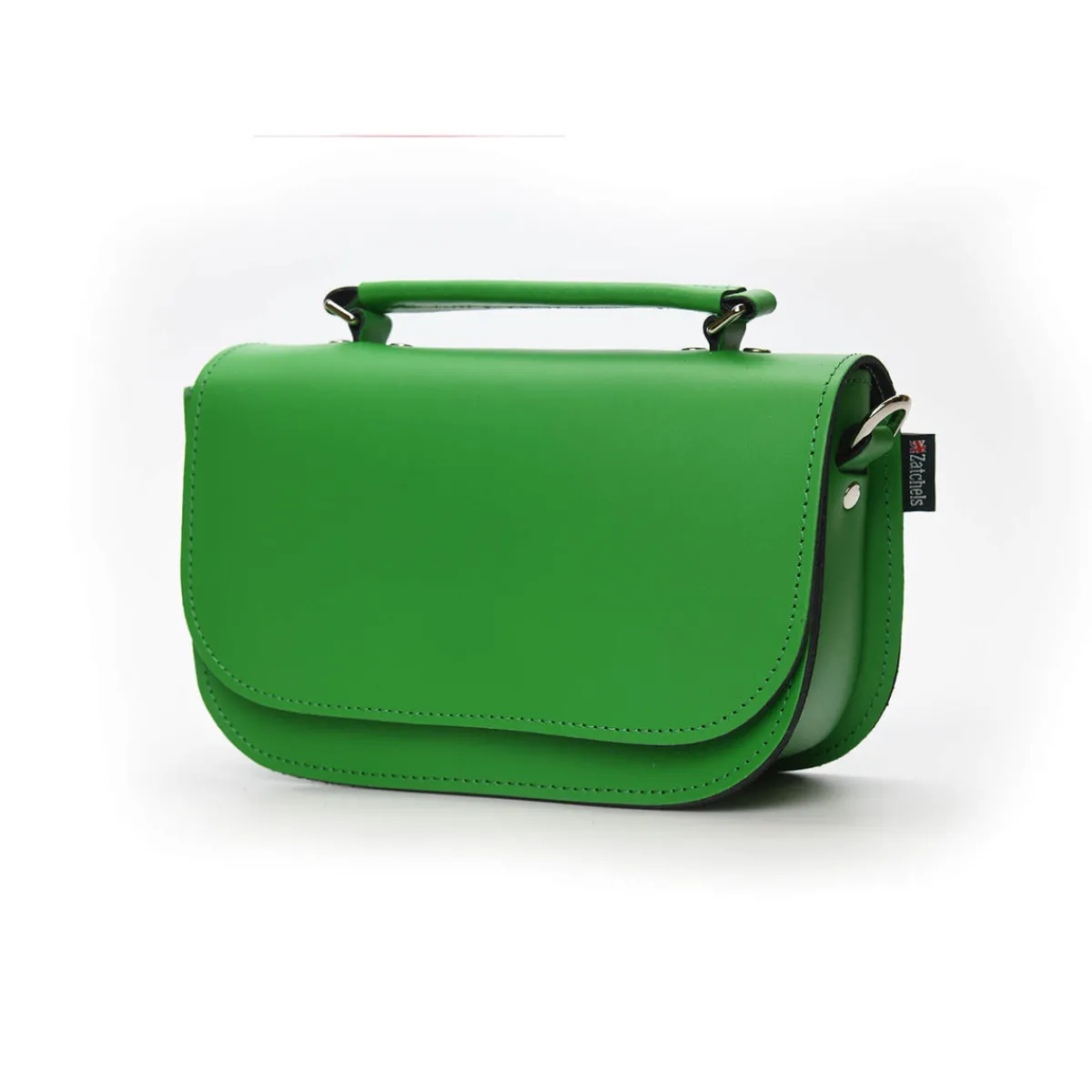 Zatchels Aura Handmade Leather Bag - Green><noscript><img width=