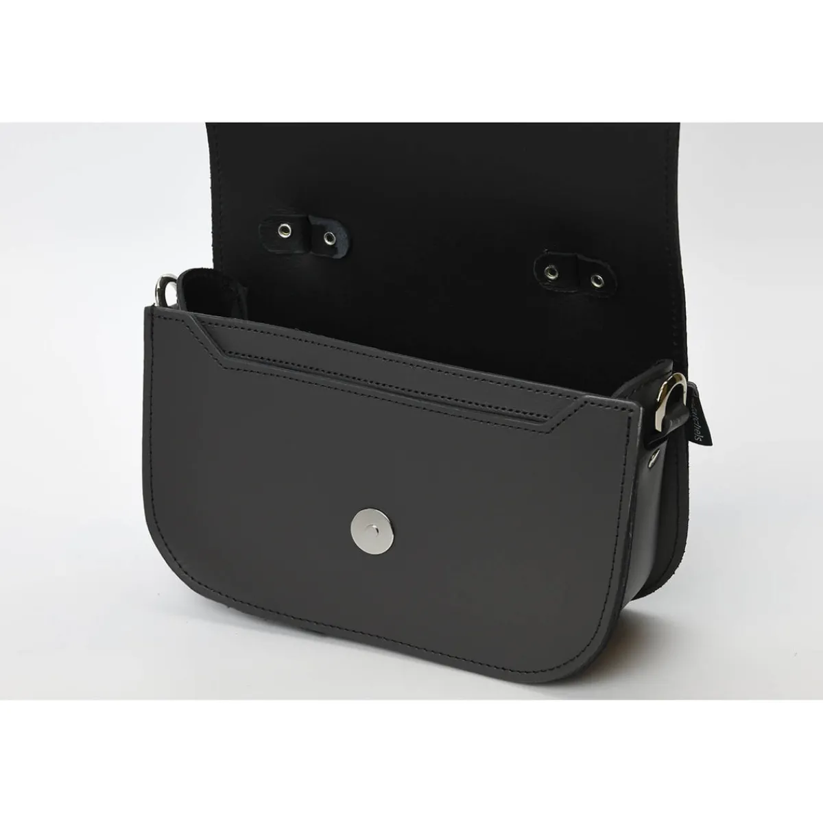 Zatchels Aura Handmade Leather Bag - Graphite><noscript><img width=