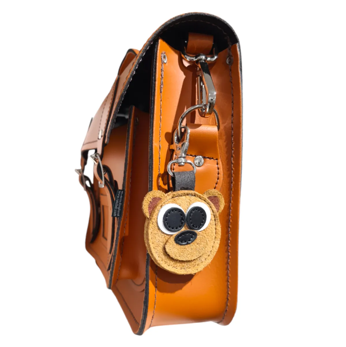 Zatchels Brown Bear Handmade Tannery Leather Bag Charm>Women Accessories And Gifts|Accessories And Gifts
