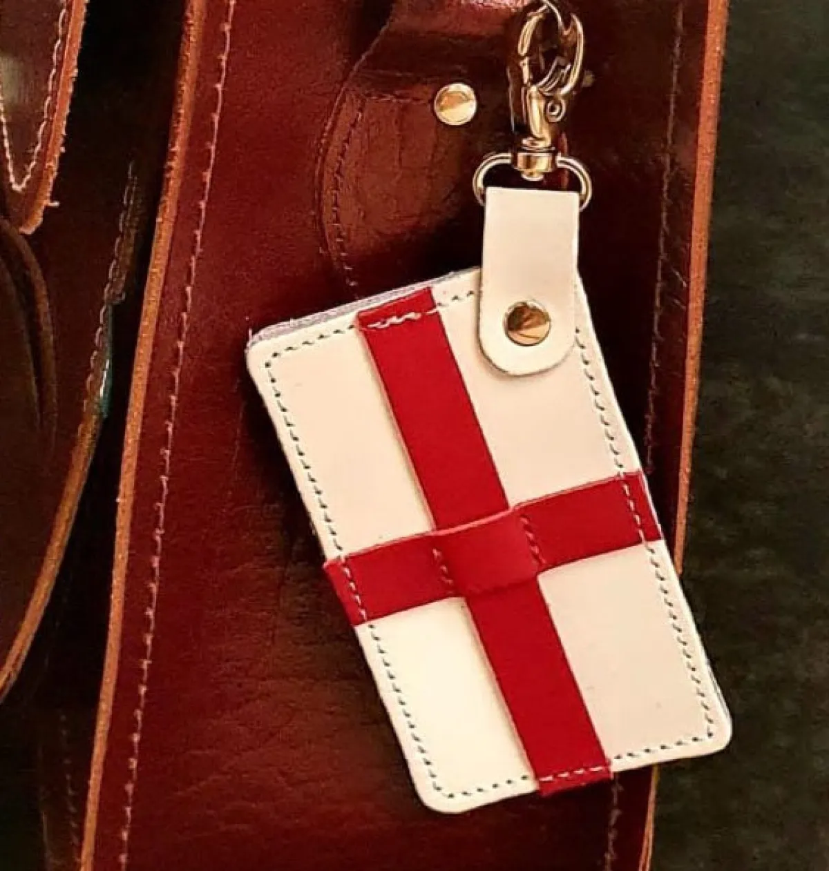 Zatchels England Flag Handmade Leather bag charm>Women Accessories And Gifts|Accessories And Gifts