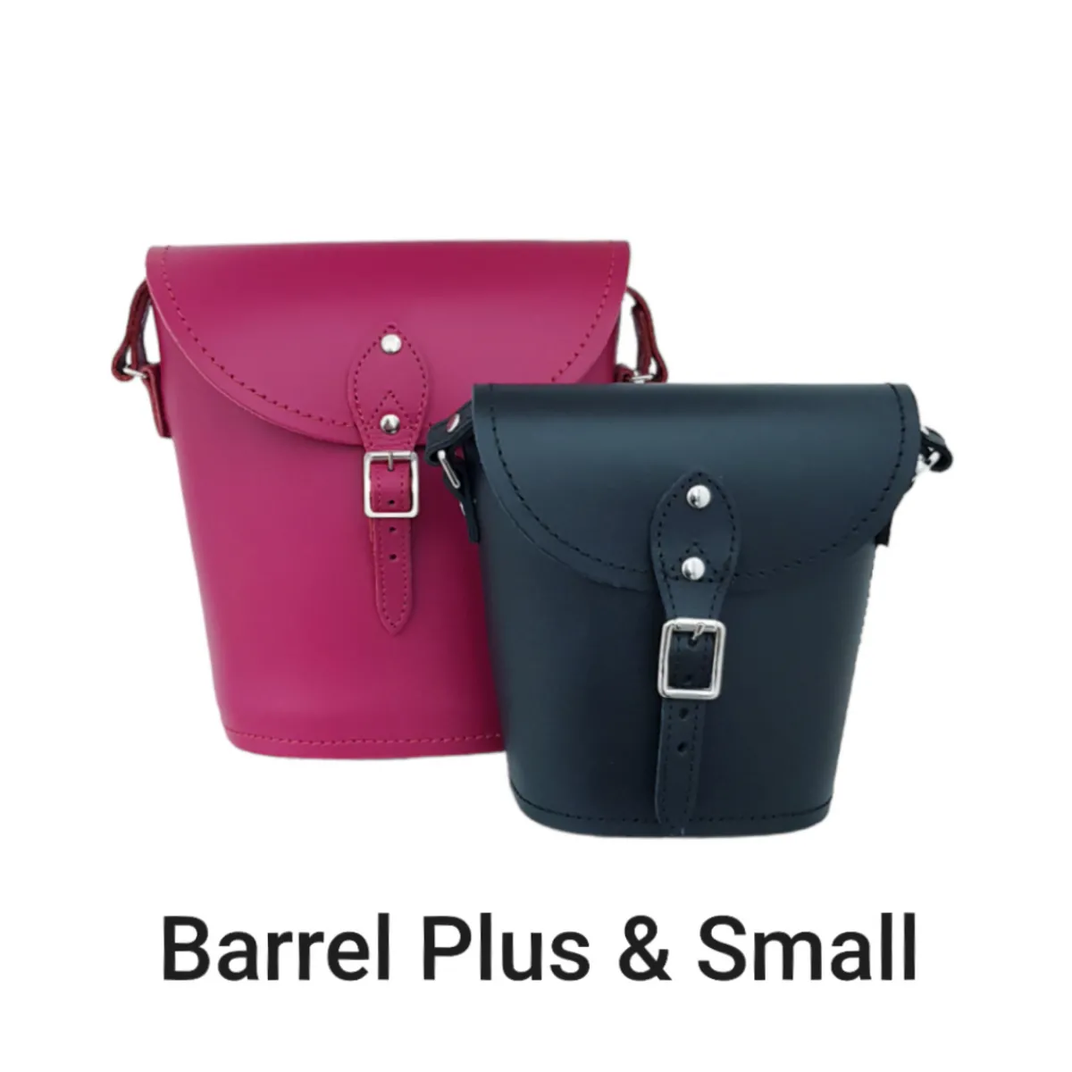 Zatchels Handmade Leather Barrel Bag - Green><noscript><img width=