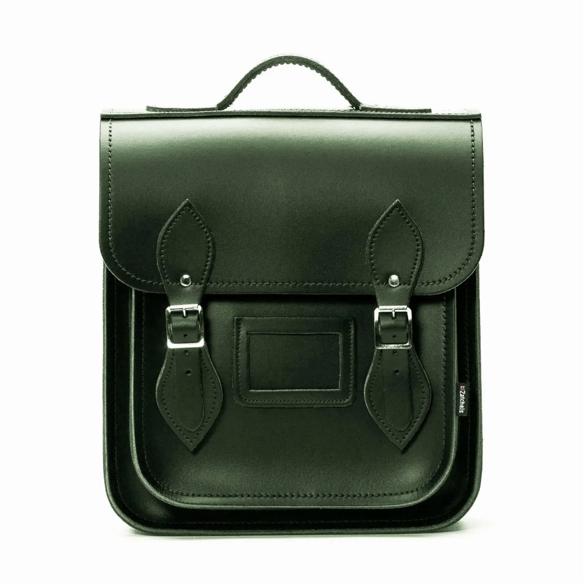 Zatchels Handmade Leather City Backpack - Ivy Green>Women Backpacks|Backpacks