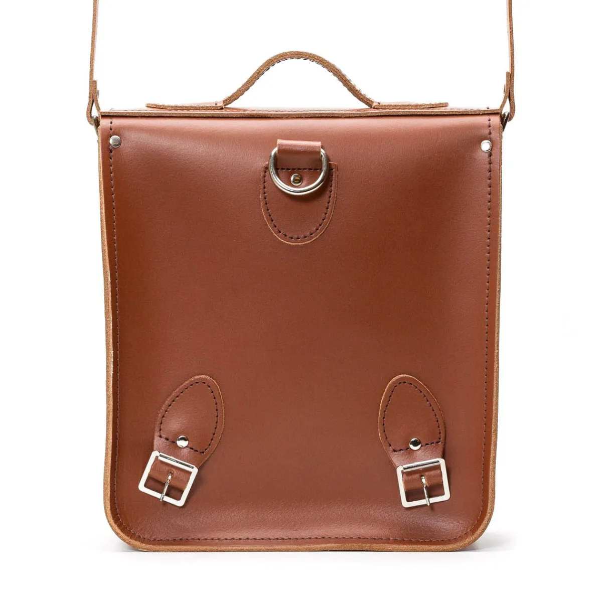 Zatchels Handmade Leather City Backpack - Chestnut><noscript><img width=