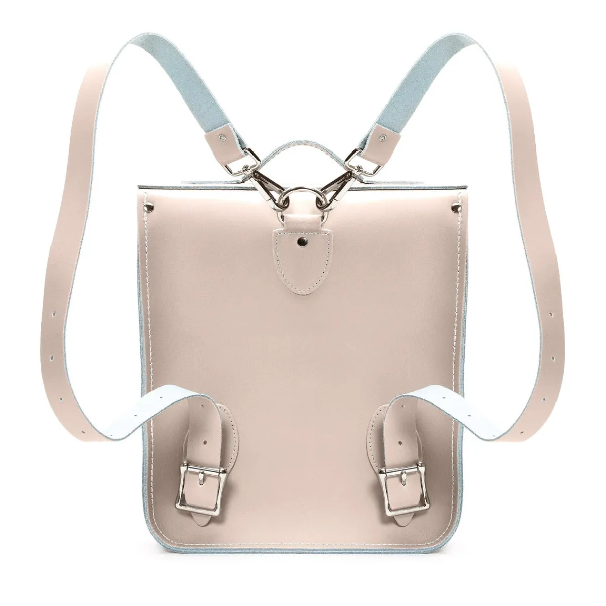 Zatchels Handmade Leather City Backpack - Iced Coffee><noscript><img width=