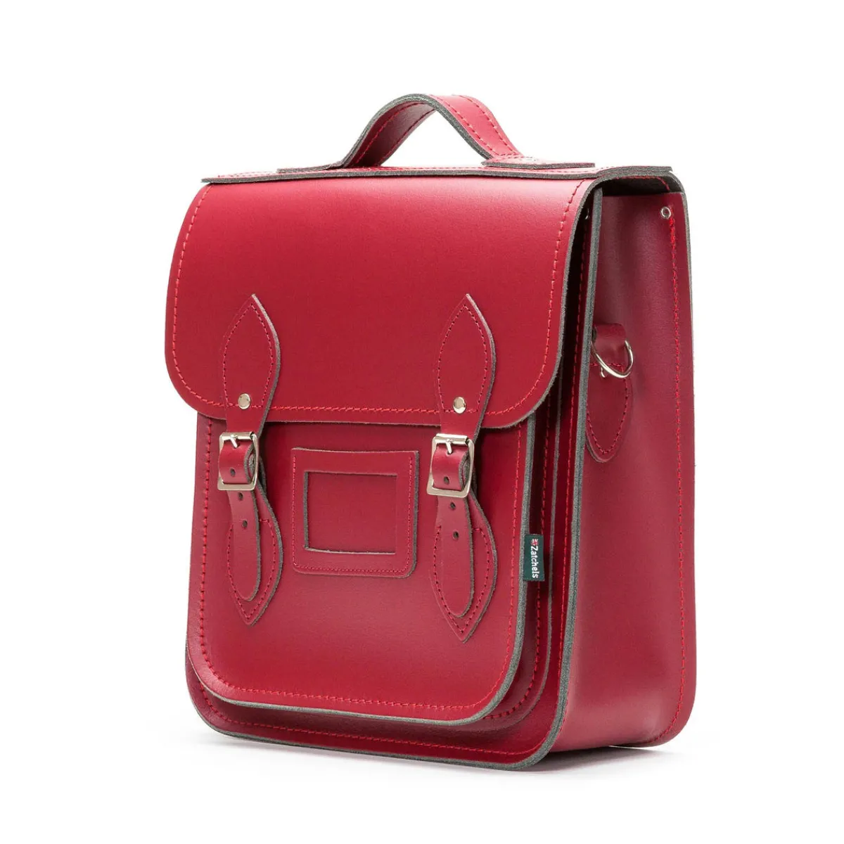 Zatchels Handmade Leather City Backpack - Oxblood>Women Backpacks