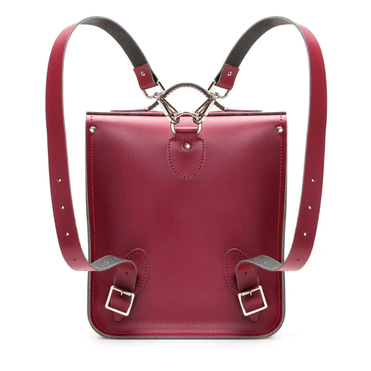 Zatchels Handmade Leather City Backpack - Oxblood><noscript><img width=