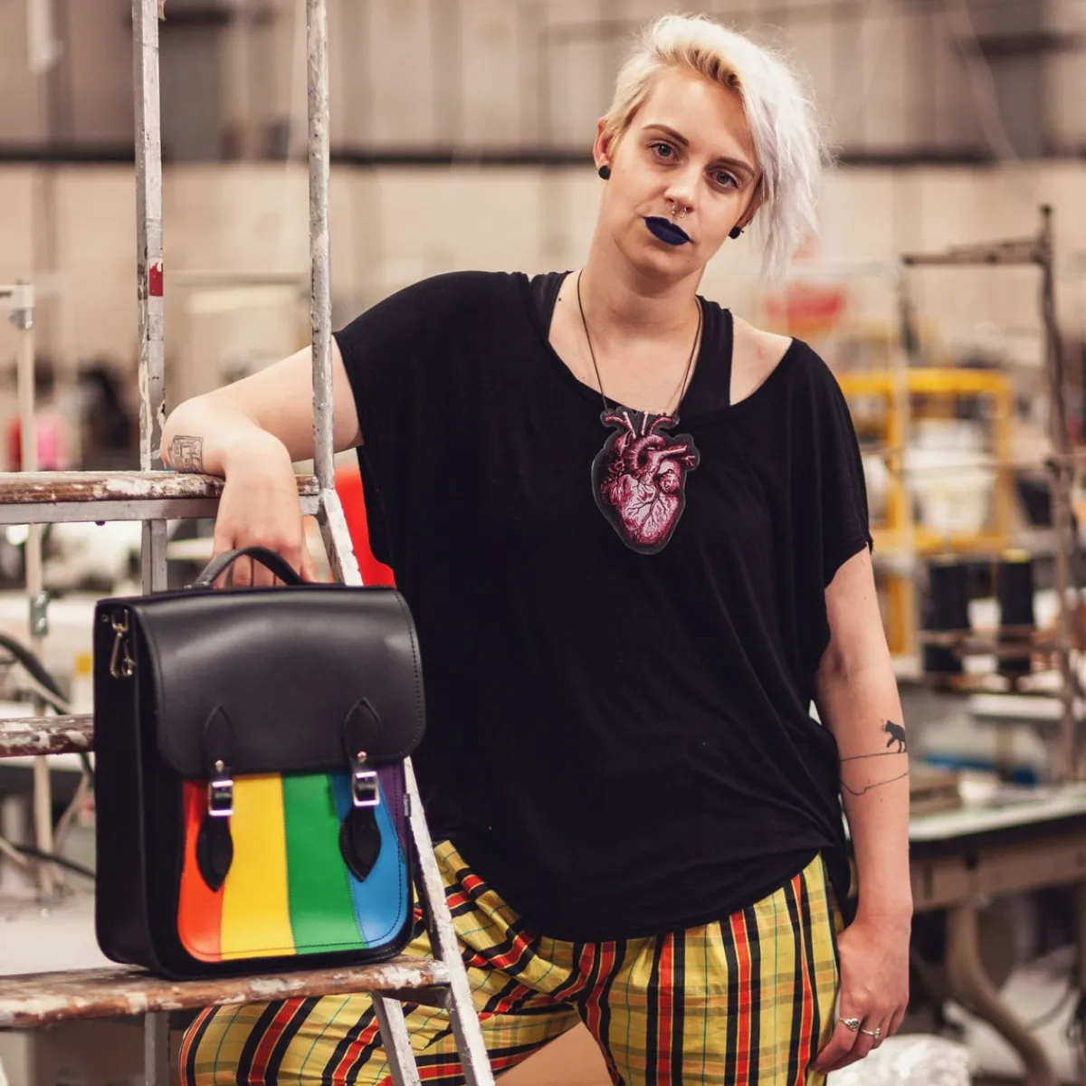 Zatchels Handmade Leather City Backpack - Pride><noscript><img width=