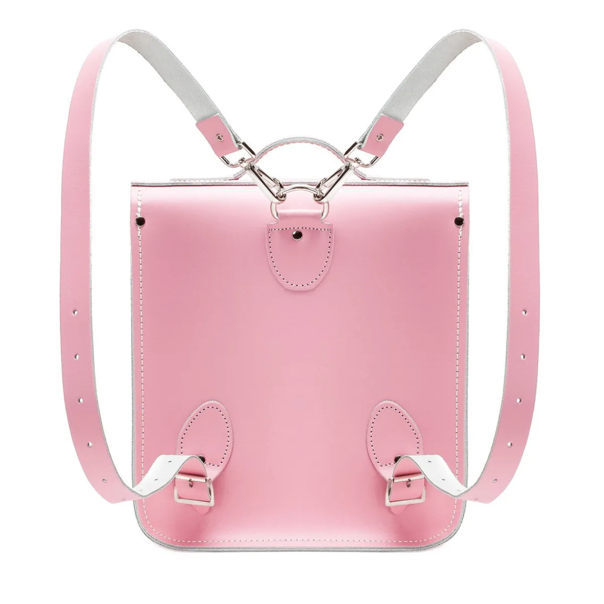 Zatchels Handmade Leather City Backpack - Pastel Pink><noscript><img width=