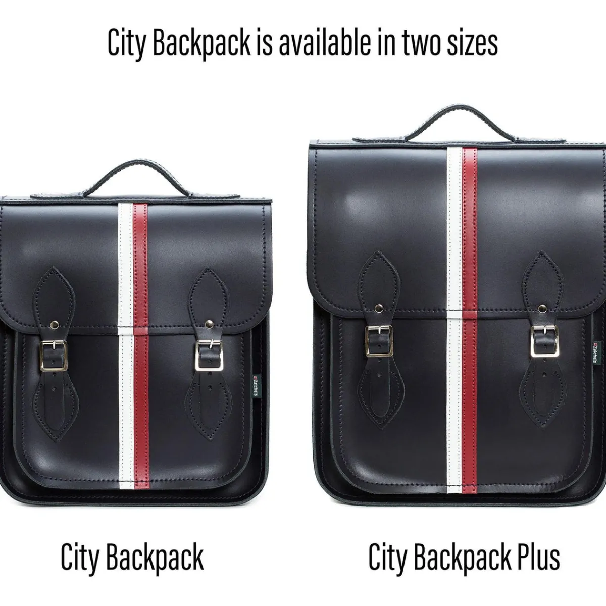 Zatchels Handmade Leather City Backpack - British Edit><noscript><img width=