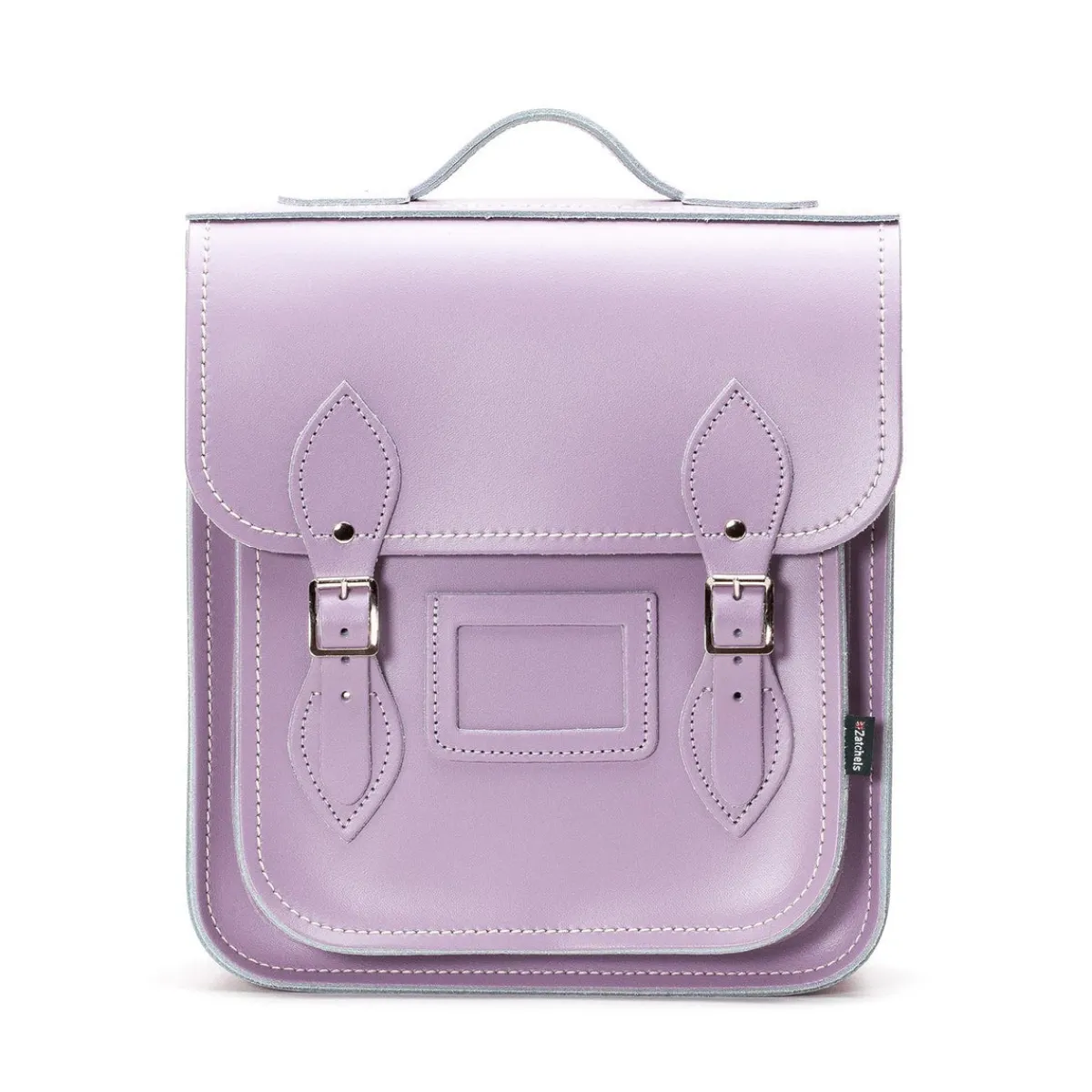 Zatchels Handmade Leather City Backpack - Pastel Violet>Women Backpacks