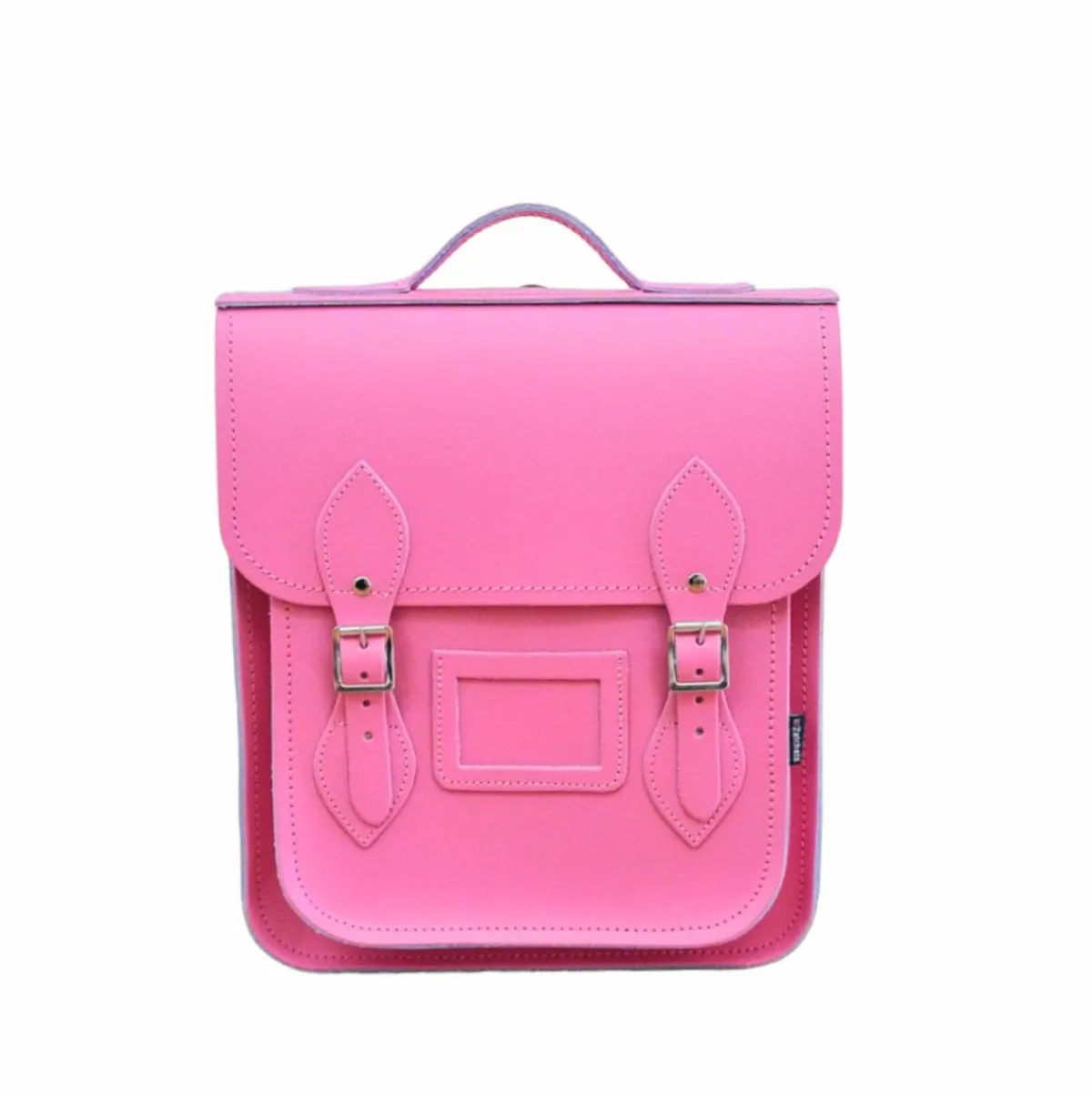 Zatchels Handmade Leather City Backpack - Hot Fuchsia>Women Backpacks|Backpacks