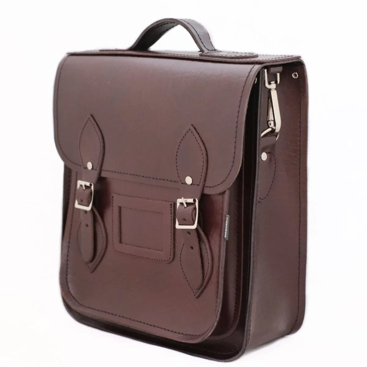 Zatchels Handmade Leather City Backpack - Marsala Red Executive>Women Backpacks|Executive Range