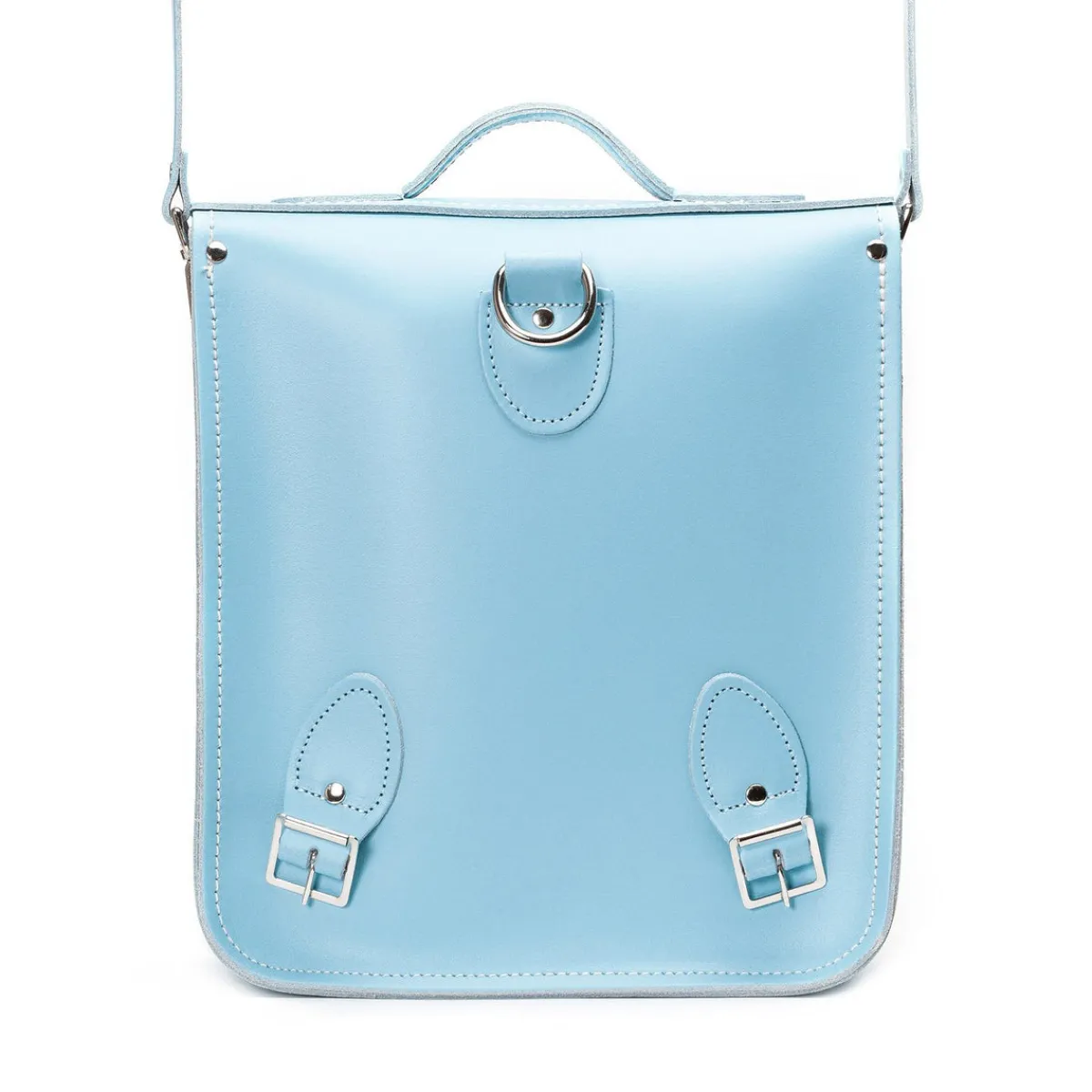 Zatchels Handmade Leather City Backpack - Pastel Baby Blue><noscript><img width=