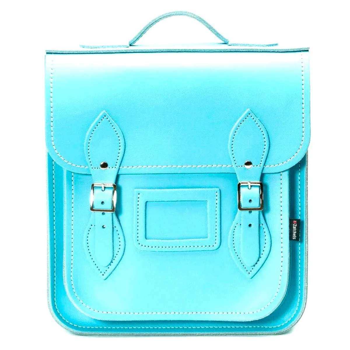 Zatchels Handmade Leather City Backpack - Limpet -Shell Blue>Women Backpacks|Backpacks