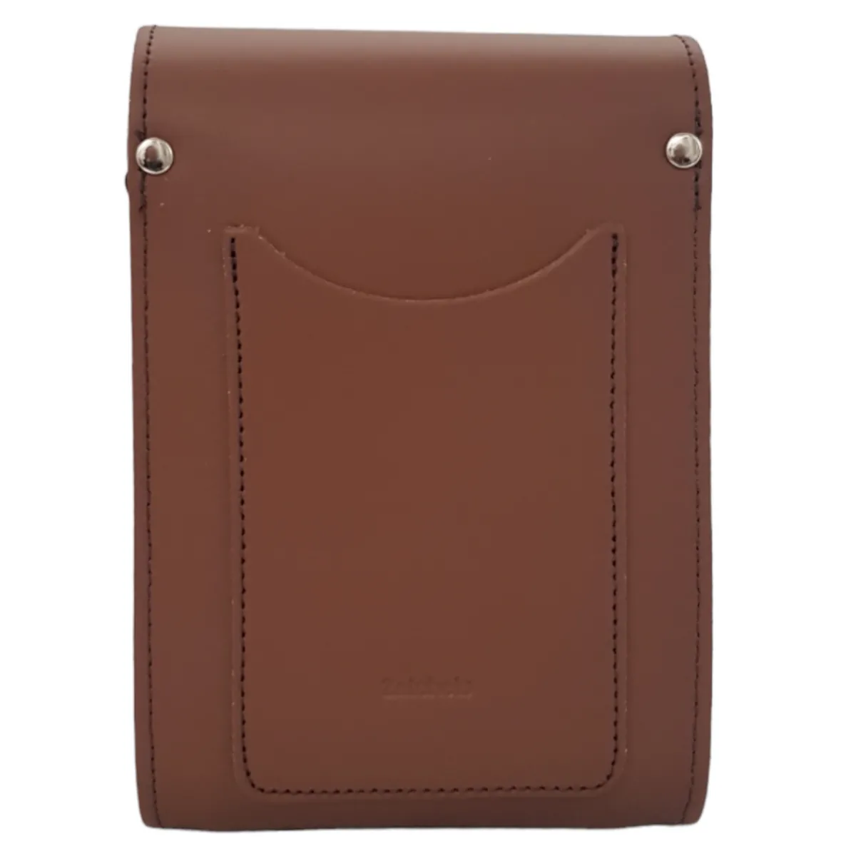 Zatchels Handmade Leather Festival Phone Bag - Chestnut><noscript><img width=