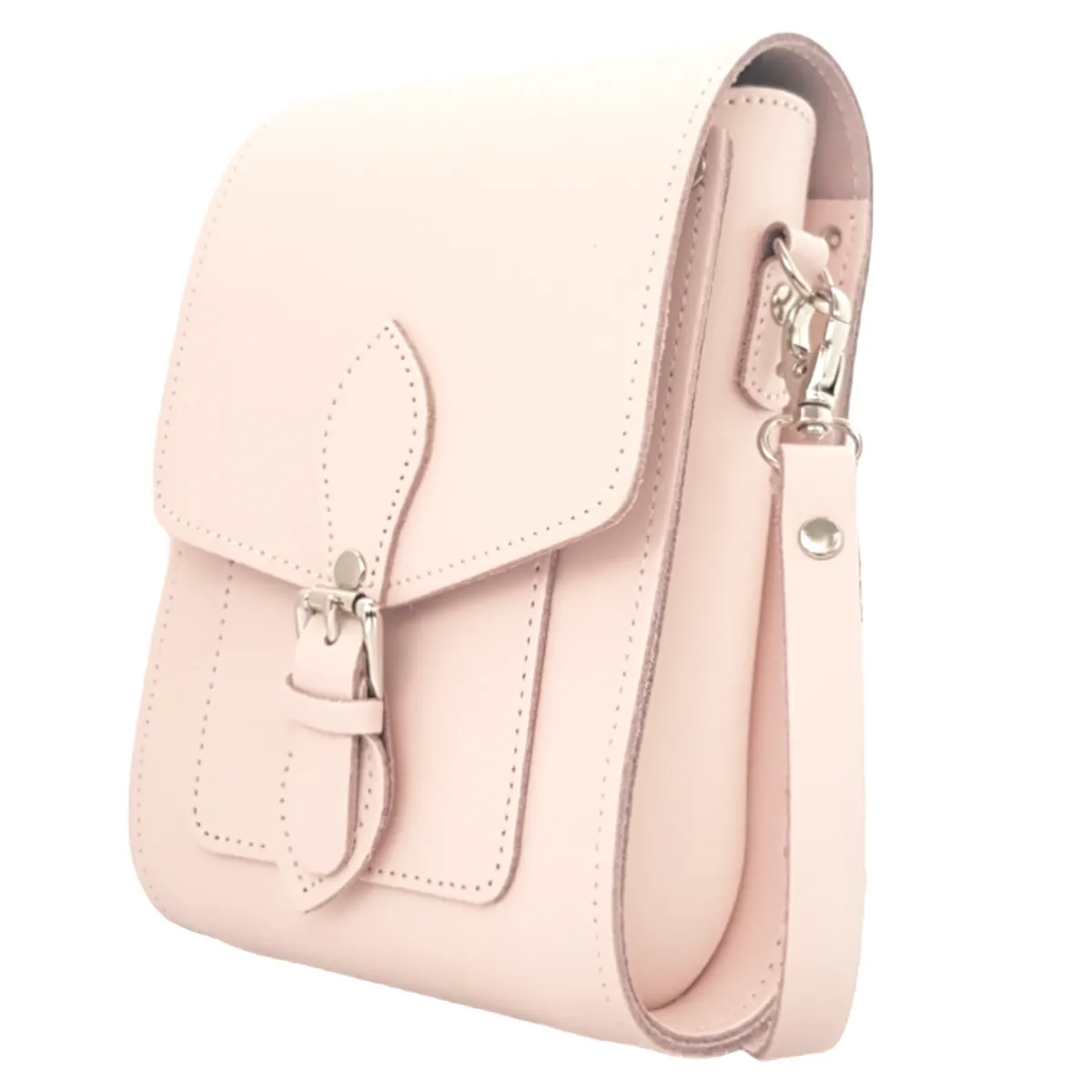 Zatchels Handmade Leather Festival Phone Bag - Cherry Blossom>Women Phone Bags