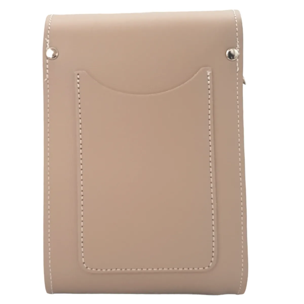 Zatchels Handmade Leather Festival Phone Bag - Iced Coffee><noscript><img width=