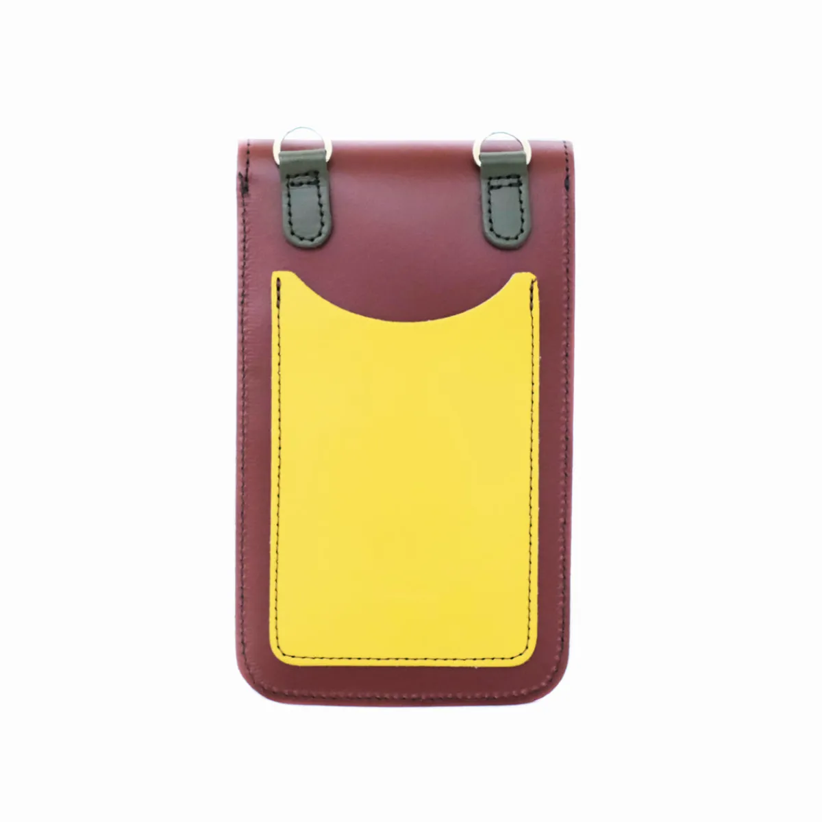 Zatchels Handmade Leather Mobile Phone Pouch Plus - Autumnal Kaleidoscope><noscript><img width=