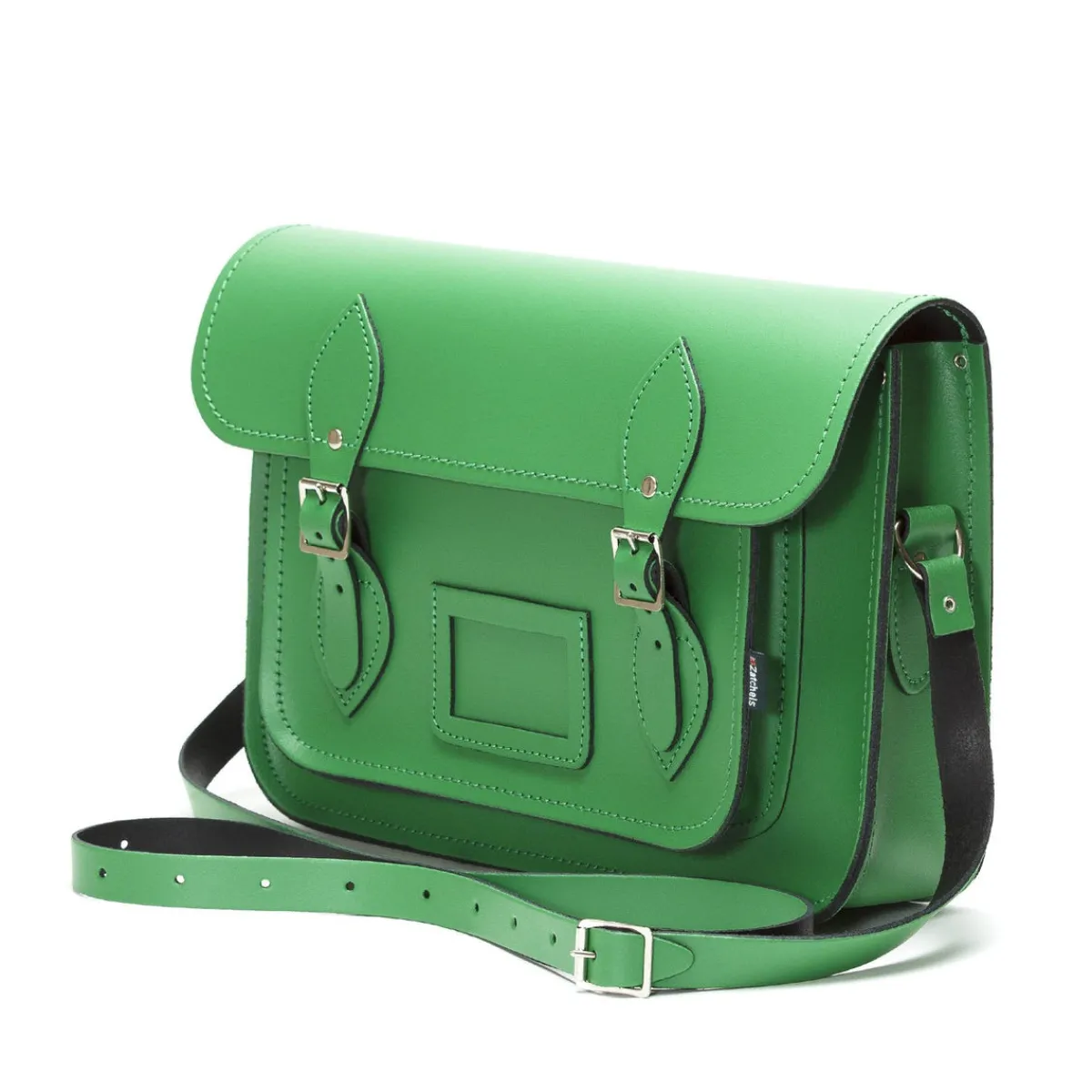 Zatchels Handmade Leather Satchel - Green><noscript><img width=