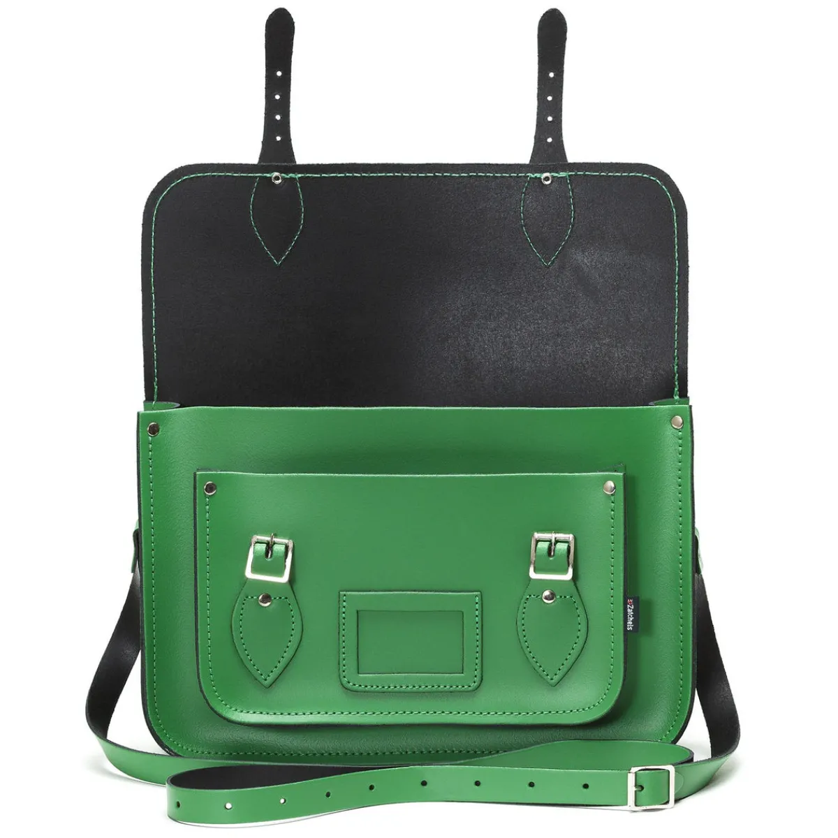 Zatchels Handmade Leather Satchel - Green><noscript><img width=
