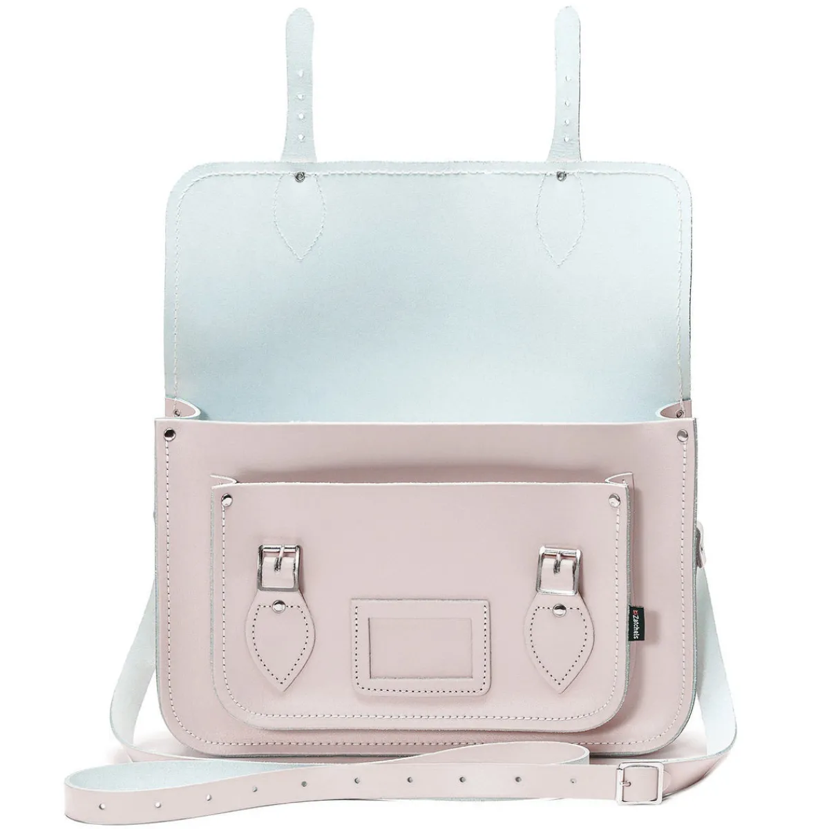 Zatchels Handmade Leather Satchel - Cherry Blossom><noscript><img width=