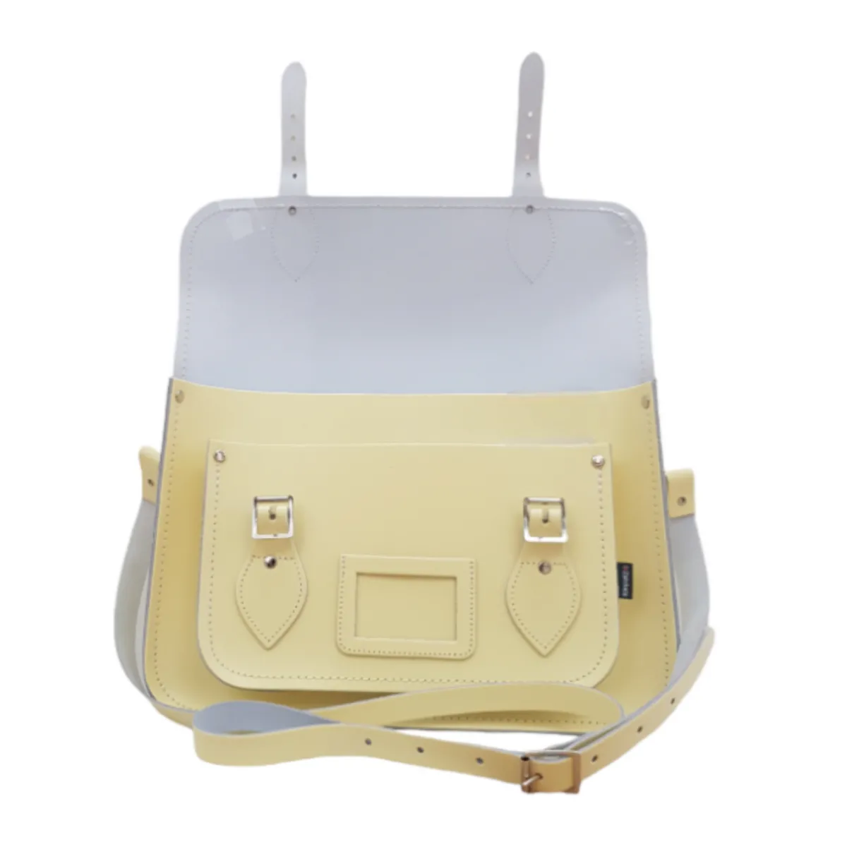 Zatchels Handmade Leather Satchel - Primrose Yellow><noscript><img width=