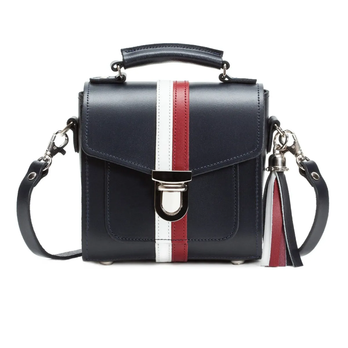 Zatchels Handmade Leather Sugarcube Handbag - British Edit>Women Cross Body Bags|Sugarcubes