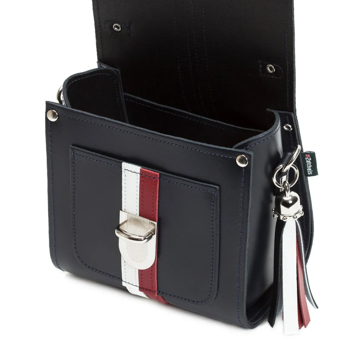 Zatchels Handmade Leather Sugarcube Handbag - British Edit><noscript><img width=