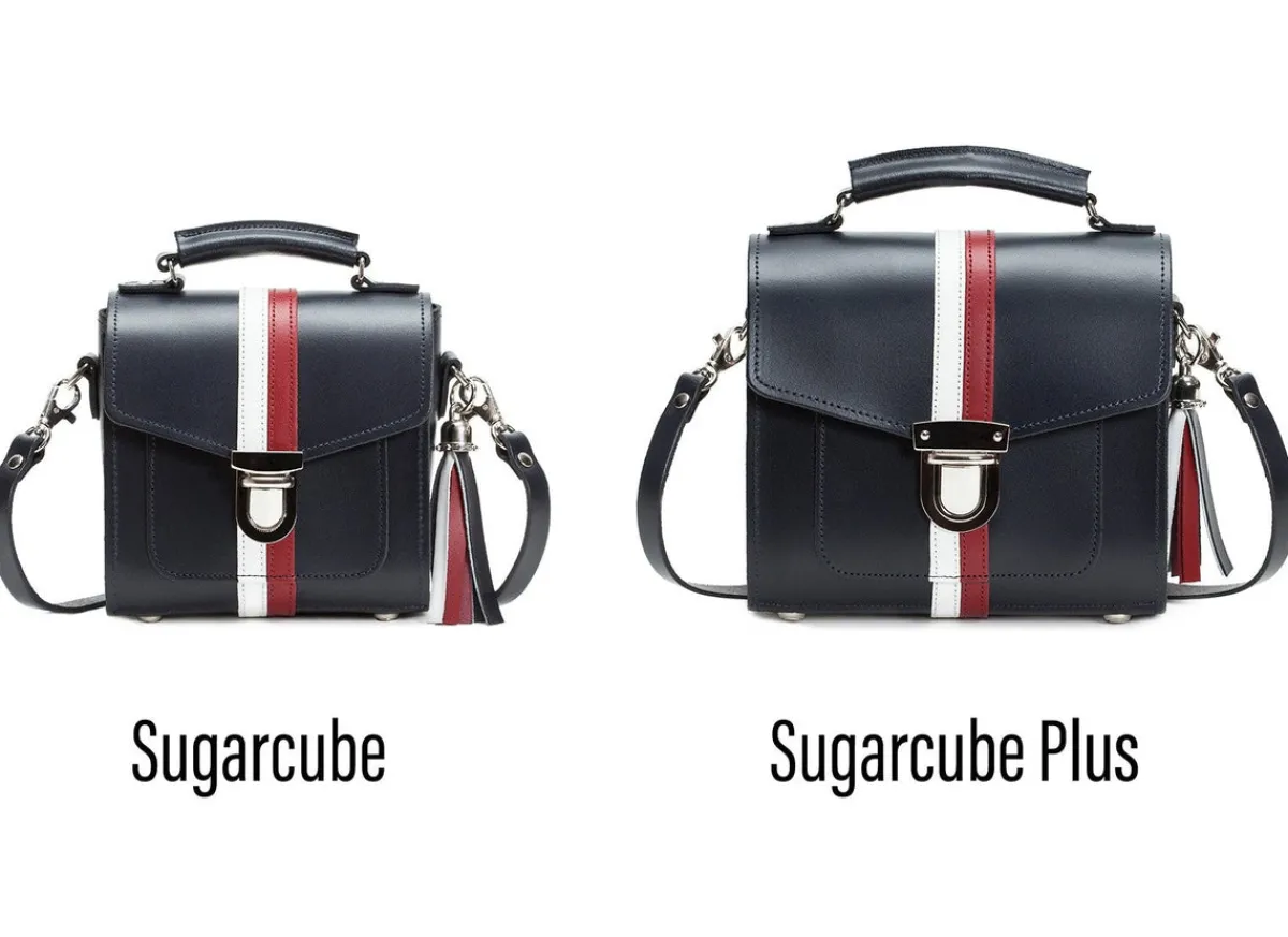 Zatchels Handmade Leather Sugarcube Handbag - British Edit><noscript><img width=