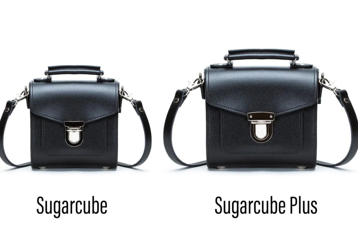 Zatchels Handmade Leather Sugarcube Handbag - Zebra><noscript><img width=