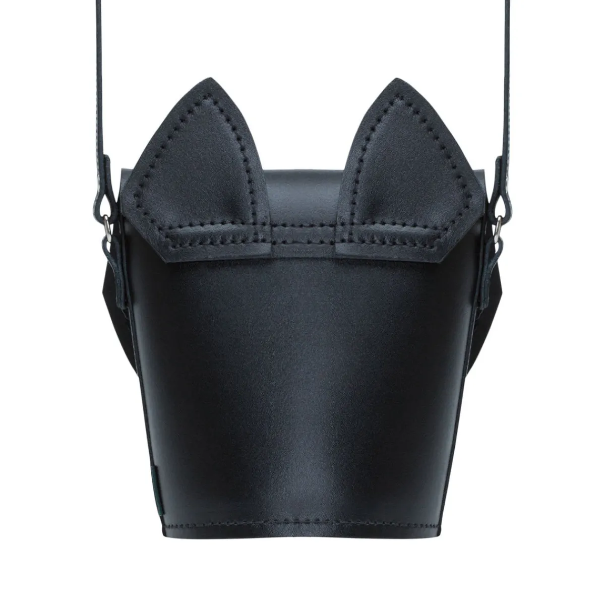 Zatchels Kitty Cat Handmade Leather Bag><noscript><img width=