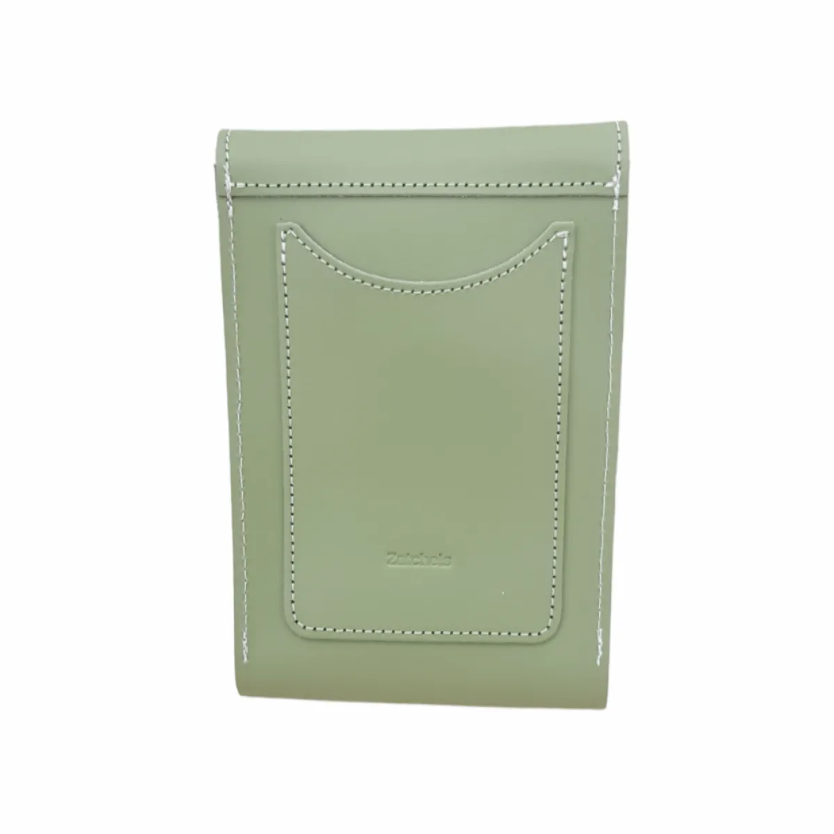 Zatchels Leather PushLock Crossbody Phone Case - Sage Green - In Stock & Ready to Ship><noscript><img width=