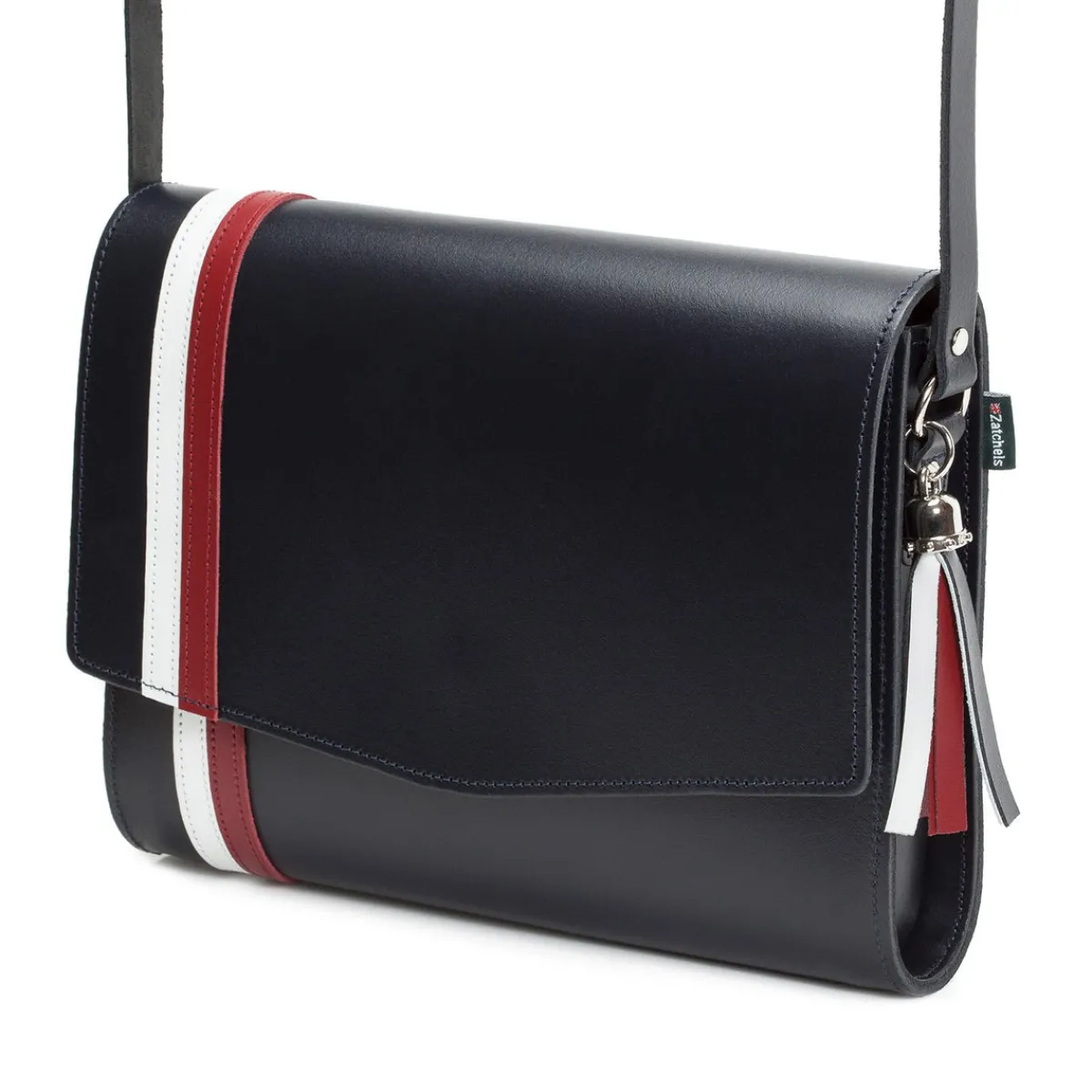 Zatchels Leather Shoulder Bag - British Edit>Women Cross Body Bags