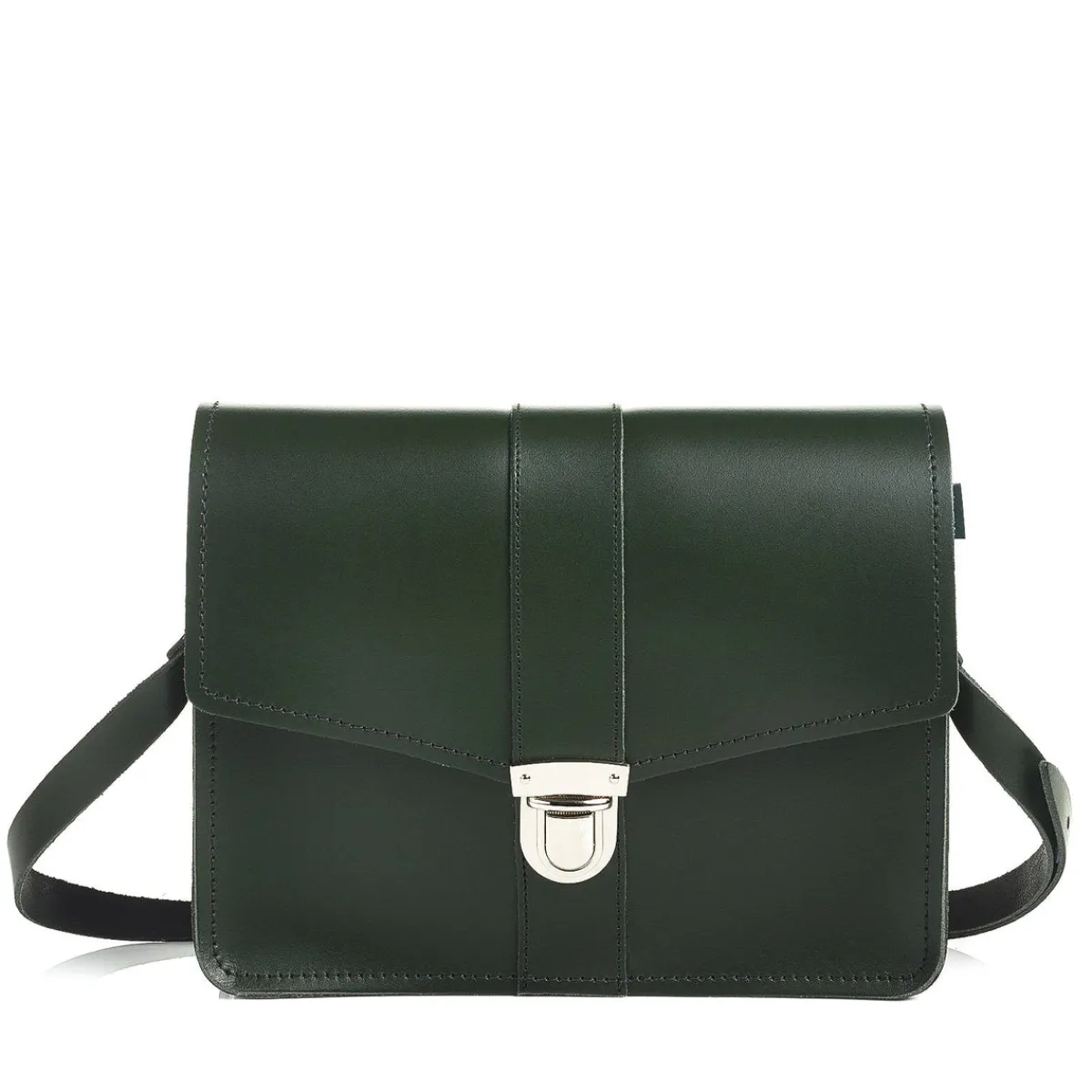 Zatchels Leather Shoulder Bag - Ivy Green>Women Cross Body Bags