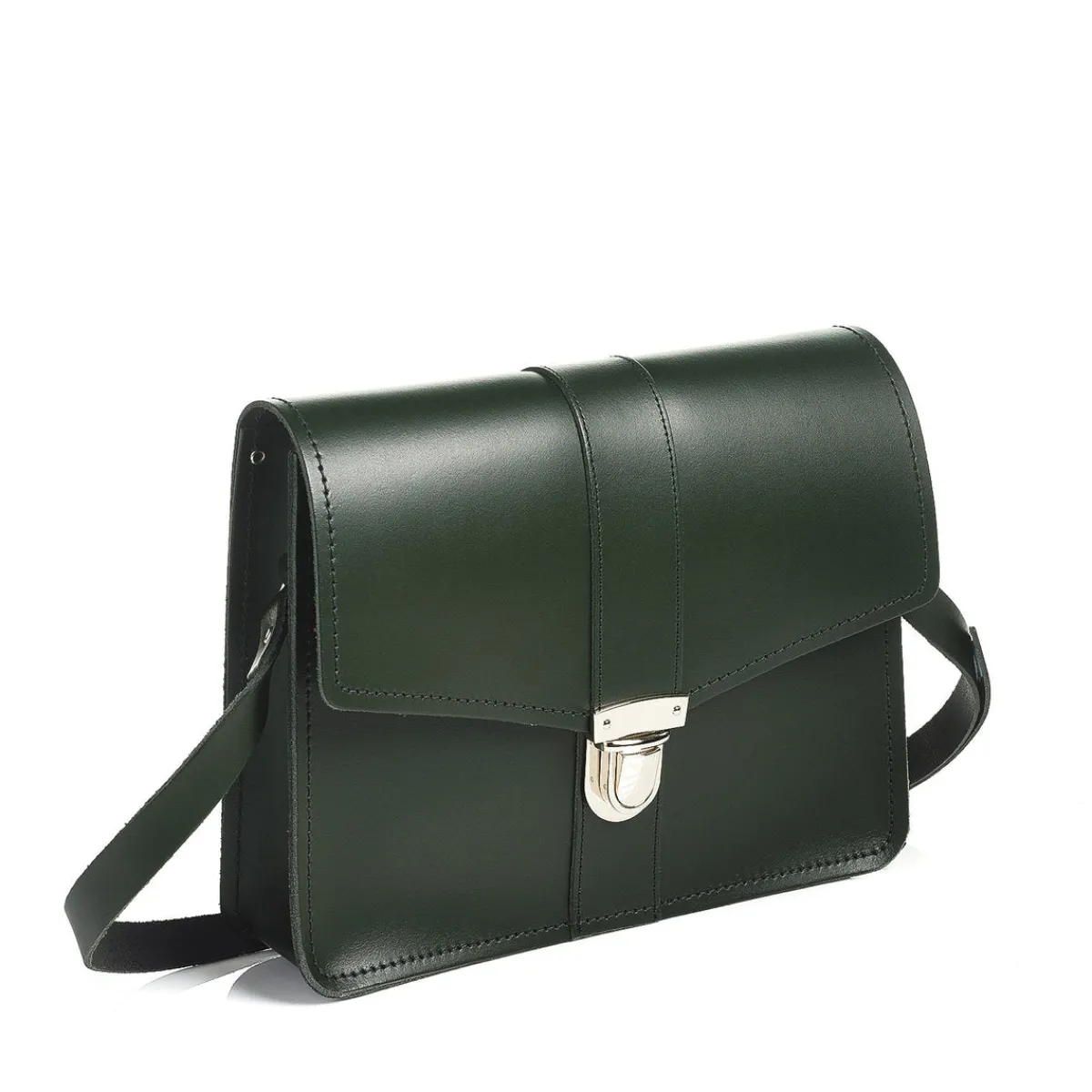 Zatchels Leather Shoulder Bag - Ivy Green>Women Cross Body Bags