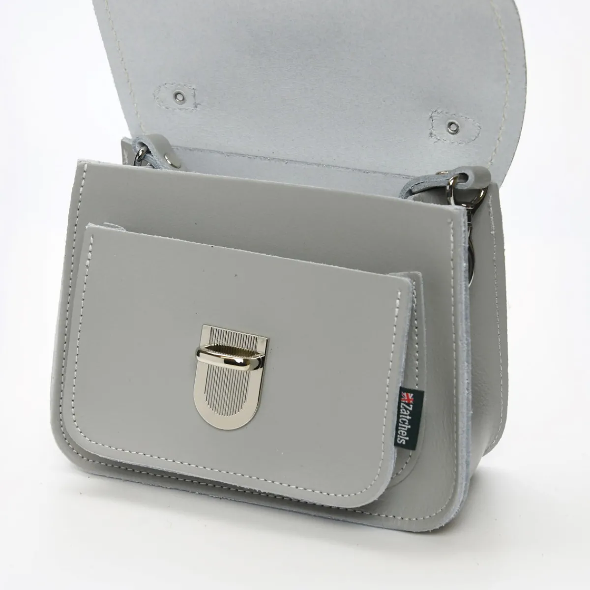 Zatchels Luna Handmade Leather Bag - Ghost><noscript><img width=
