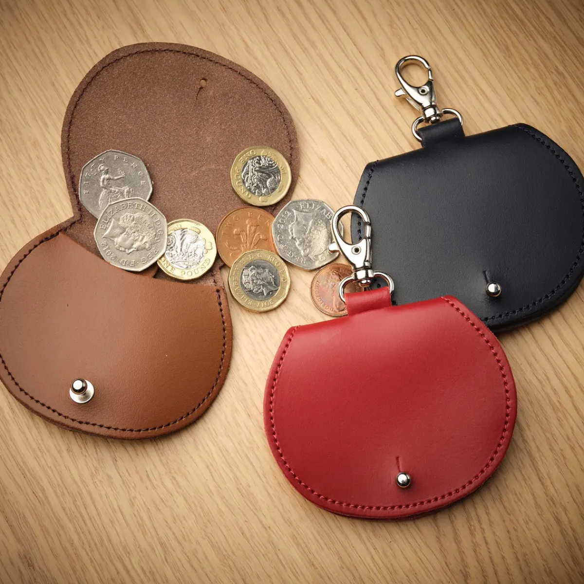 Zatchels Mini saddle bag coin purse charm - Oxblood>Women Accessories And Gifts|Accessories And Gifts