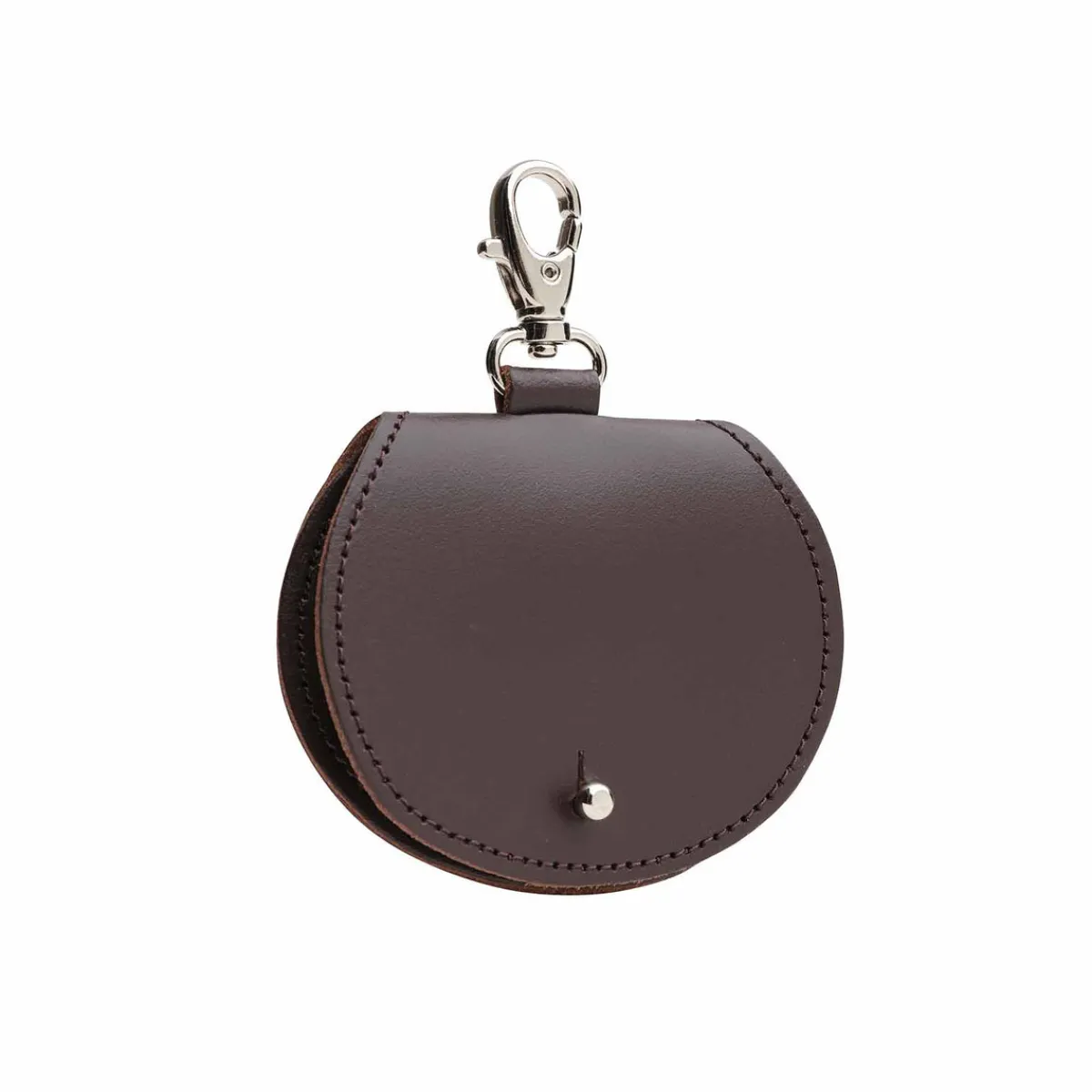 Zatchels Mini saddle bag coin purse charm - Dark Brown>Women Accessories And Gifts|Accessories And Gifts