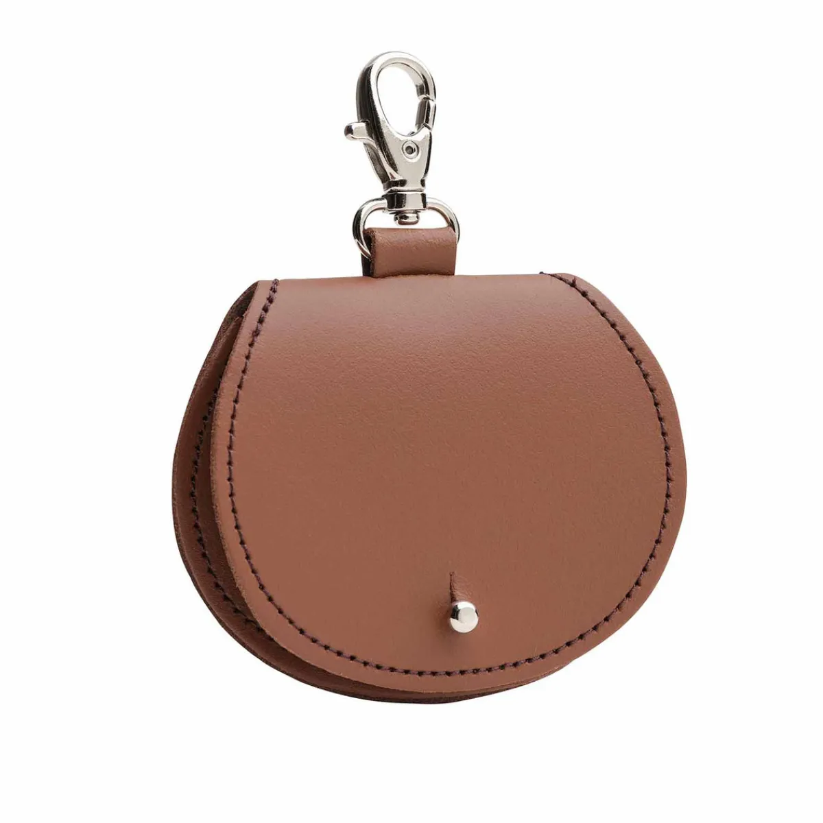 Zatchels Mini saddle bag coin purse charm - Chestnut>Women Accessories And Gifts|Accessories And Gifts