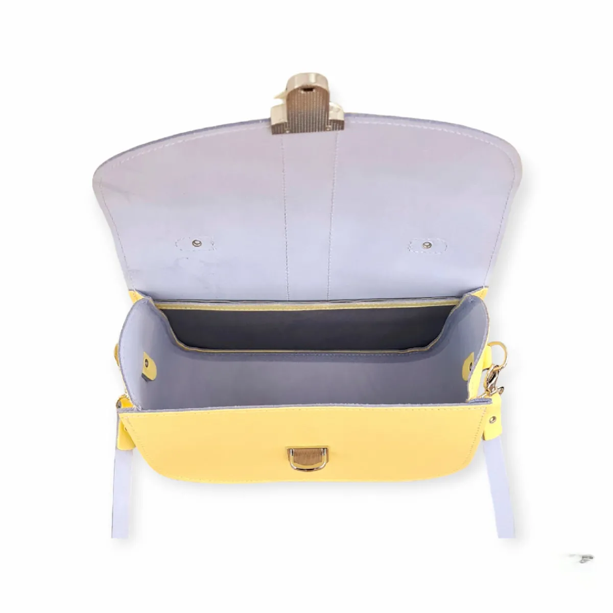 Zatchels Olympia Handmade Leather Bag - Primrose Yellow><noscript><img width=