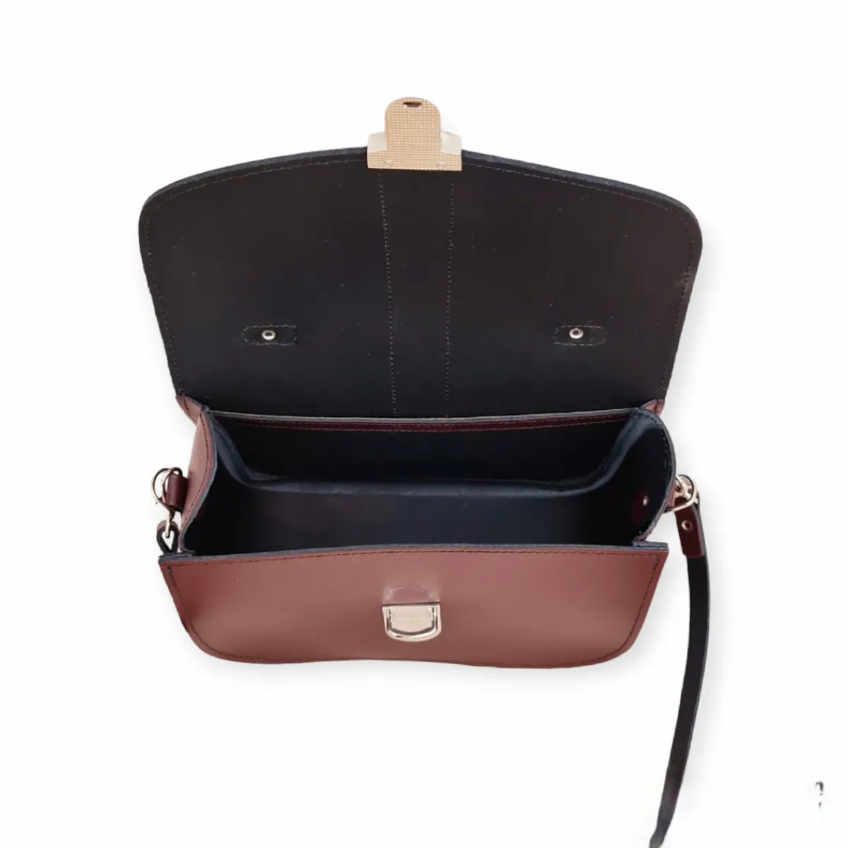 Zatchels Olympia Handmade Leather Bag - Marsala Red><noscript><img width=