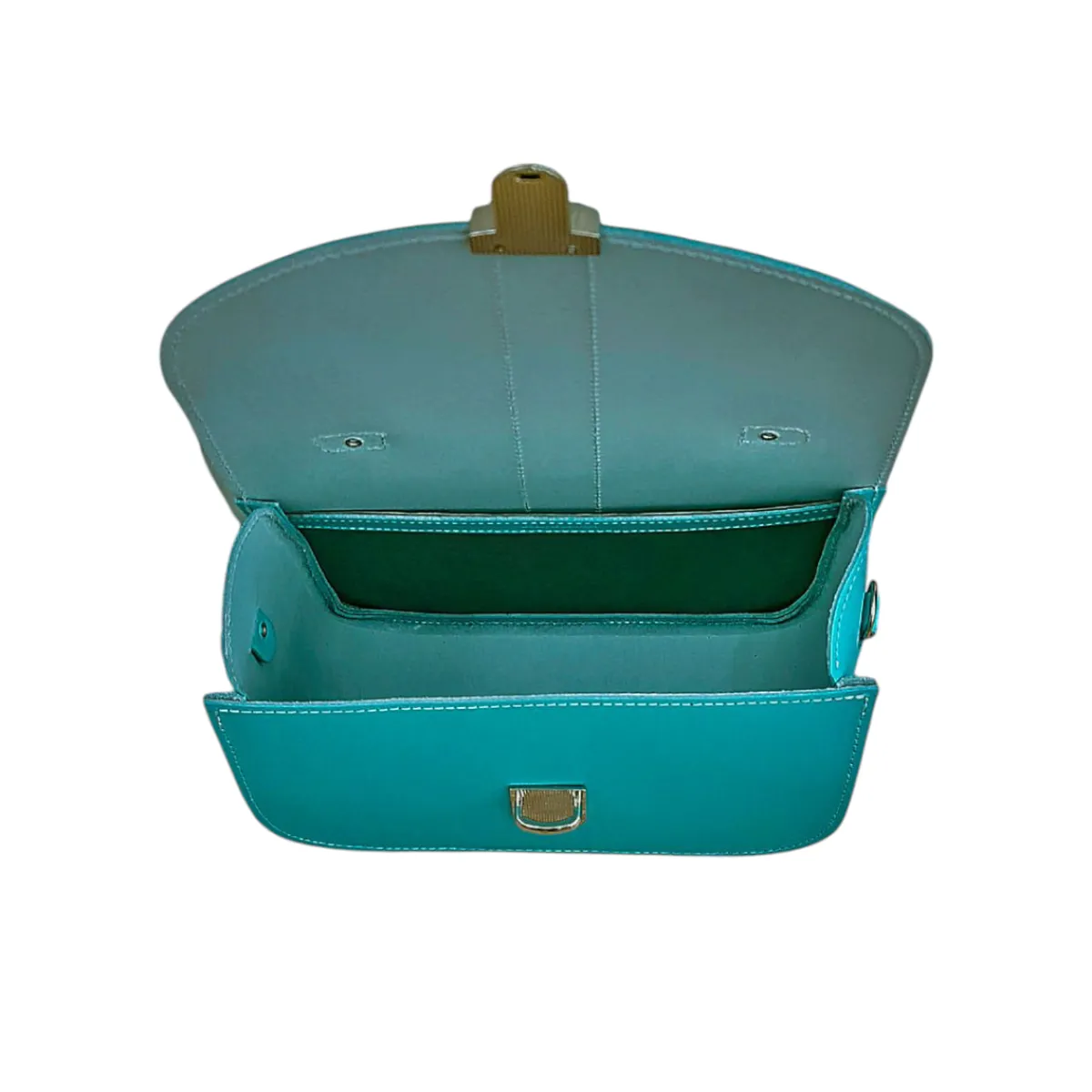 Zatchels Olympia Handmade Leather Bag - Teal><noscript><img width=